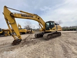 Side of Used Komatsu Excavator